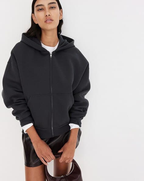 Buy Grey Sweatshirt & Hoodies for Women by H&M Online | Ajio.com