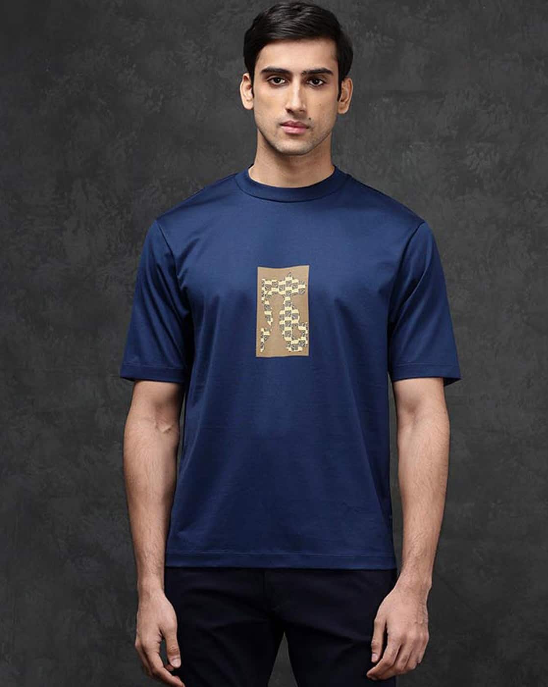 Men Graphic Print Oversized Fit Crew-Neck T-Shirt