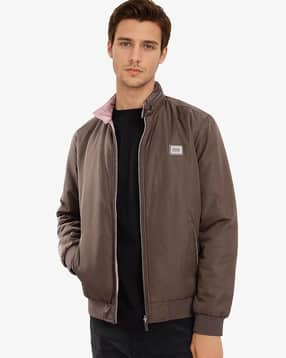 rare rabbit Men Regular Fit Bomber Jacket-picture-12