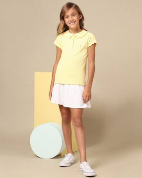 u.s. polo assn. Girls Ribbed Relaxed Fit Polo T-Shirt-picture-29