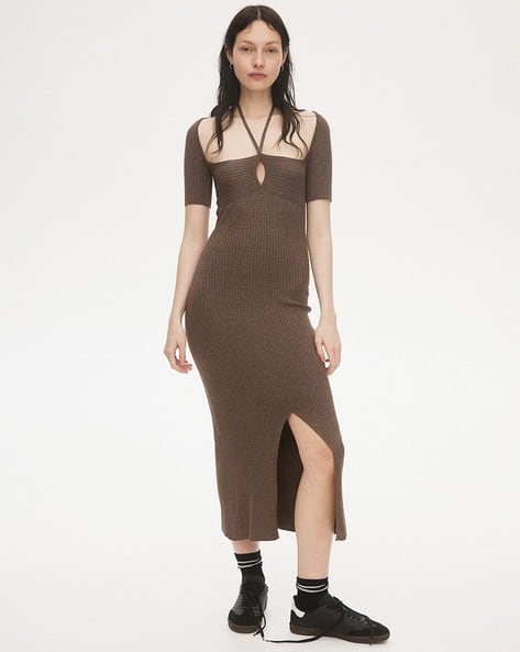 Buy Brown Dresses for Women by H&M Online