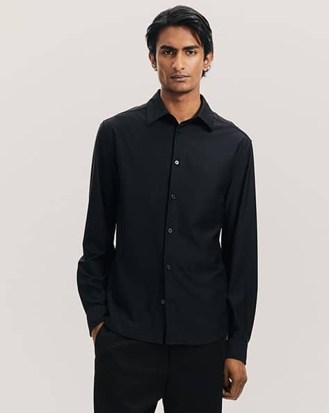 Buy H&M Men Slim Fit Shirt Online | Ajio.com