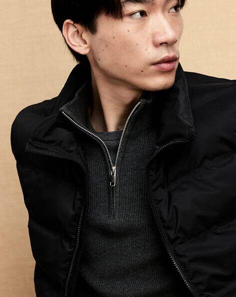 Men Regular Fit Water-Repellent Puffer Gilet