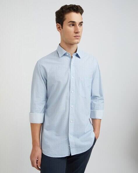 Colorplus Men Geometric Print Tailored Fit Shirt