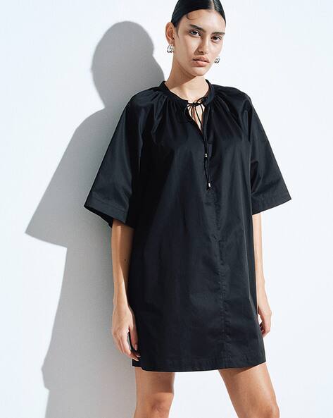 h&m black a line dress Women's Black A-Line Dress