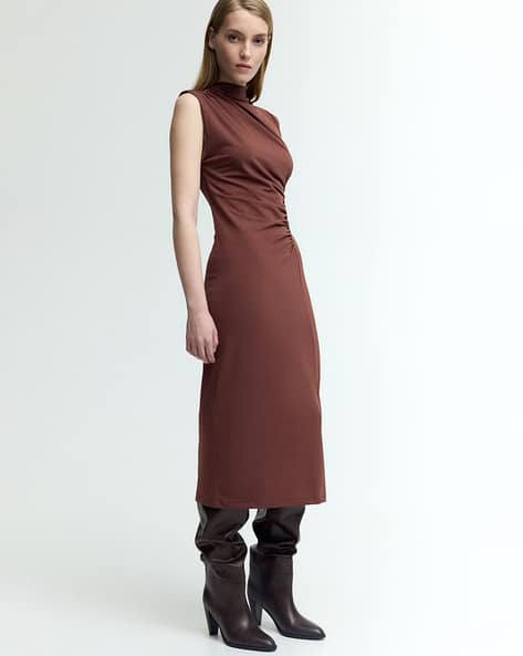 Buy H&M Midi Bodycon Dress Online | Ajio.com