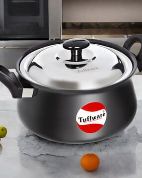 tuffwaire Hard Anodised Pot with Lid-picture-10