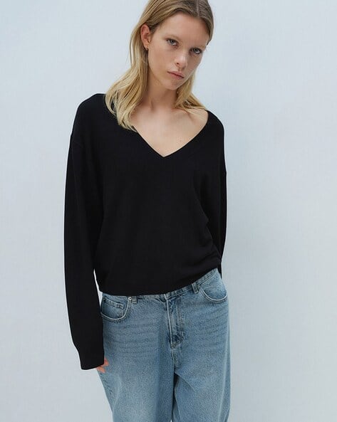 Buy Black Sweaters Cardigans for Women by H&M Online