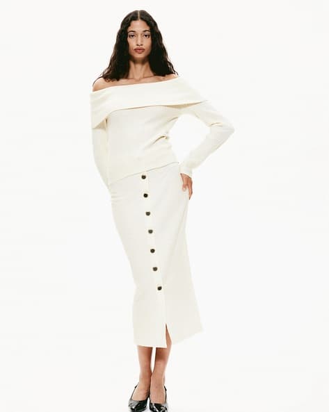 Buy White Sweaters Cardigans for Women by H&M Online