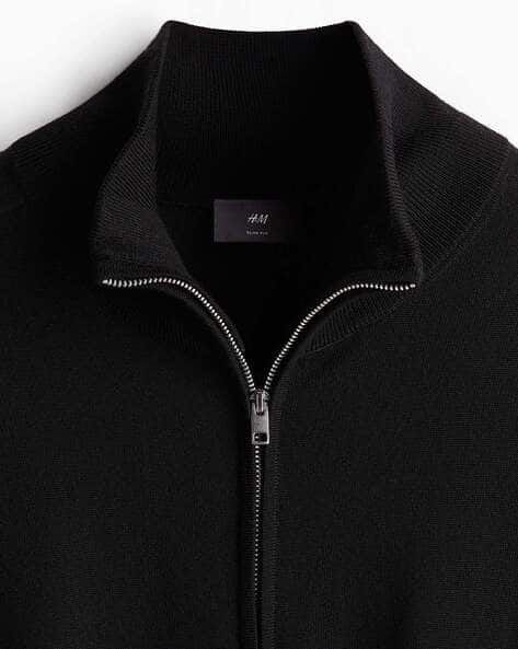 Merino Wool Sweater Mens Zip Sweater Jacket Buy Black Sweaters