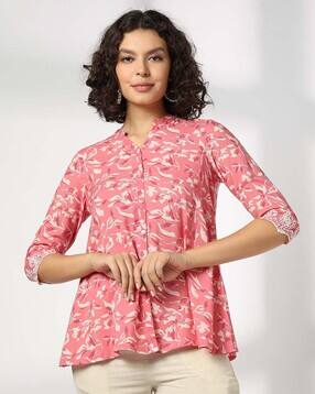 siyahi Women Printed A-Line Top-picture-10