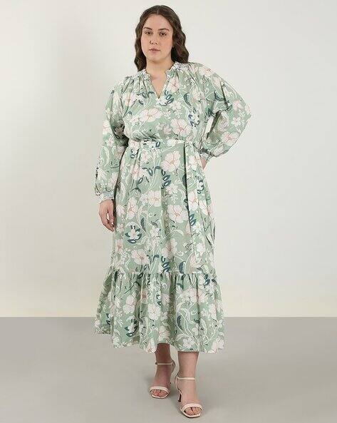 Buy Green Dresses for Women by Vero Moda Curve Online | Ajio.com