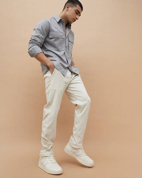 Buy Grey Trousers Pants for Men by BOSSINI Online