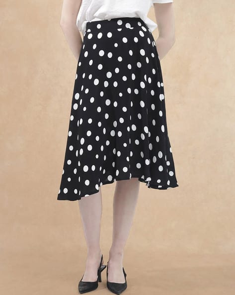 Buy RAREISM Women Polka-Dot Print Flared  Online | Ajio.com