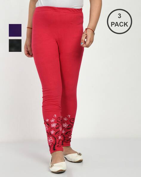 Pixie N Prince Girls Floral Leggings