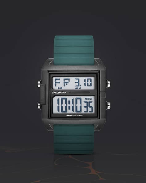 Carlington Men Digital Wrist Watch - Endurance 9136 Teal