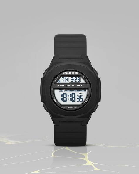 Carlington Men Digital Wrist Watch - Endurance 9117 Black
