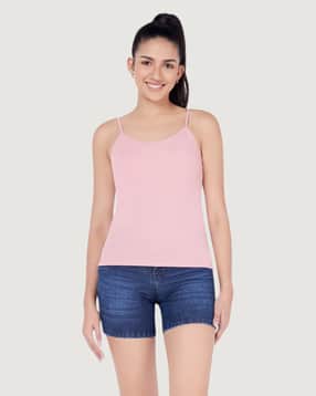 plumbury Built-in Bra Slim Fit Workout Tank Top Camisole-picture-9