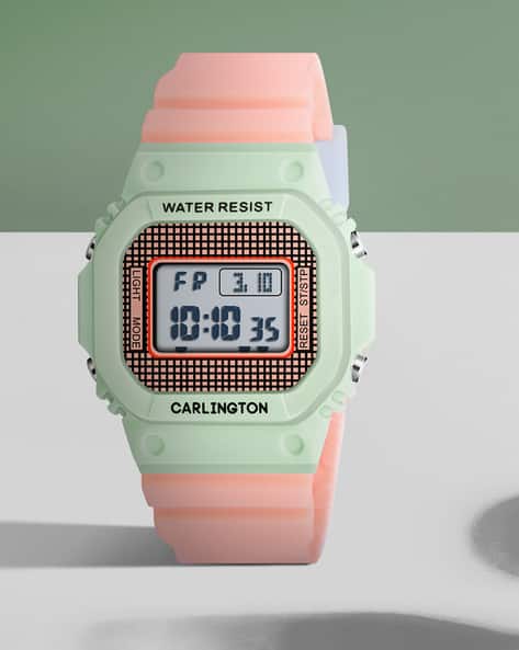 Carlington Men Digital Wrist Watch - Junior 718 Green