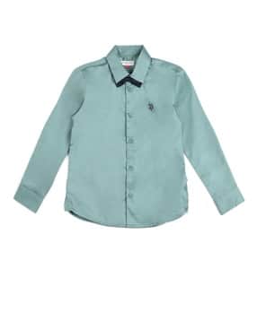 u.s. polo assn. Boys Cotton Regular Fit Shirt-picture-32