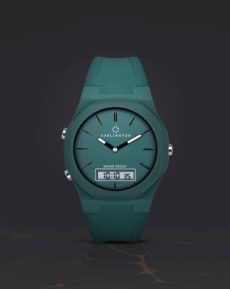 Carlington Men Digital Wrist Watch - Endurance 9145 Teal