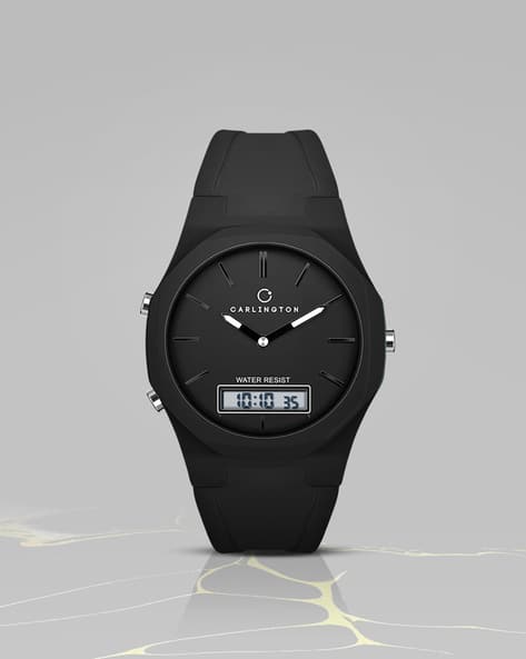 Carlington Men Digital Wrist Watch - Endurance 9145 Black