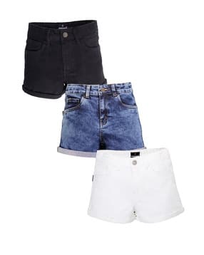 kiddopanti Girls Regular Fit Hot Pants -picture-52