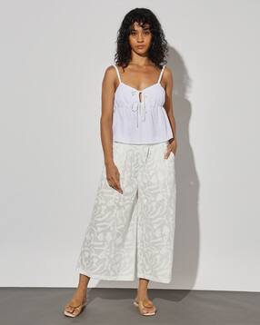 svrnaa by azorte Women Printed Flared Pants-picture-14