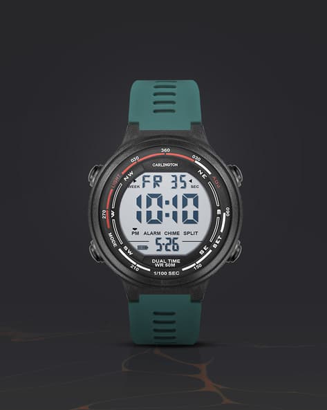 Carlington Men Digital Wrist Watch - Endurance 9120 Teal