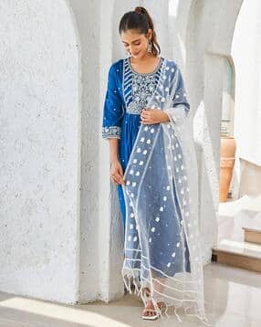 rangriti Women Geometric Print Duppata-picture-21