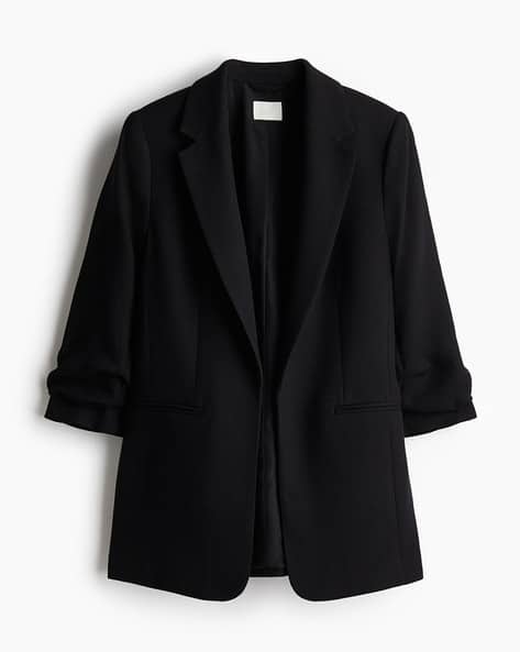 Long Single-Breasted Blazer
