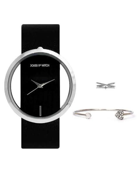 Joker & Witch Women Analogue Watch with Bracelet & Ring - JWLT233