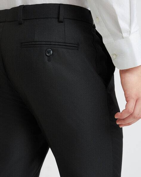 slim fit dress slacks Men's Light Grey Twill Pants main image 1