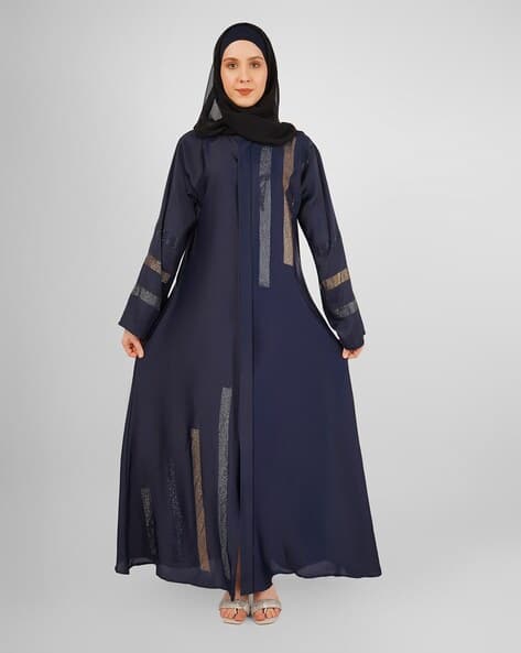 Buy Blue Dresses for Women by Ovais Abaya Collection Online