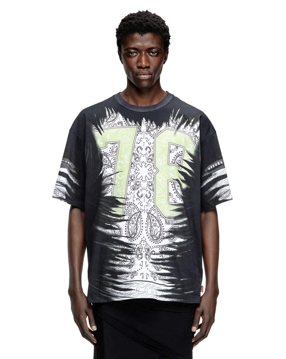 Buy DIESEL T-Boxt-78-R1 Regular Fit Crew-Neck Cotton T-Shirt