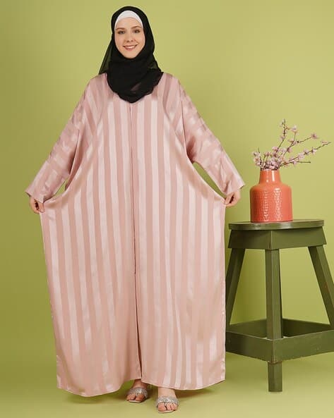 Buy Pink Dresses for Women by Ovais Abaya Collection Online