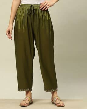 rangriti Women Straight Pants with Drawstring Waist-picture-29