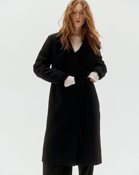 Buy H&M Regular Fit Long Coat Online | Ajio.com