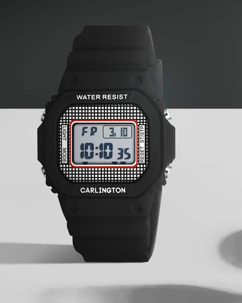 Carlington Men Digital Wrist Watch - Junior 718 Black