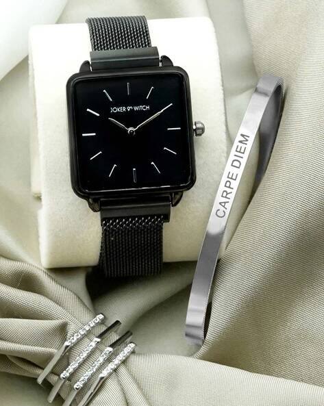 Joker & Witch Women Analogue Watch with Bracelet & Ring - JWLT268