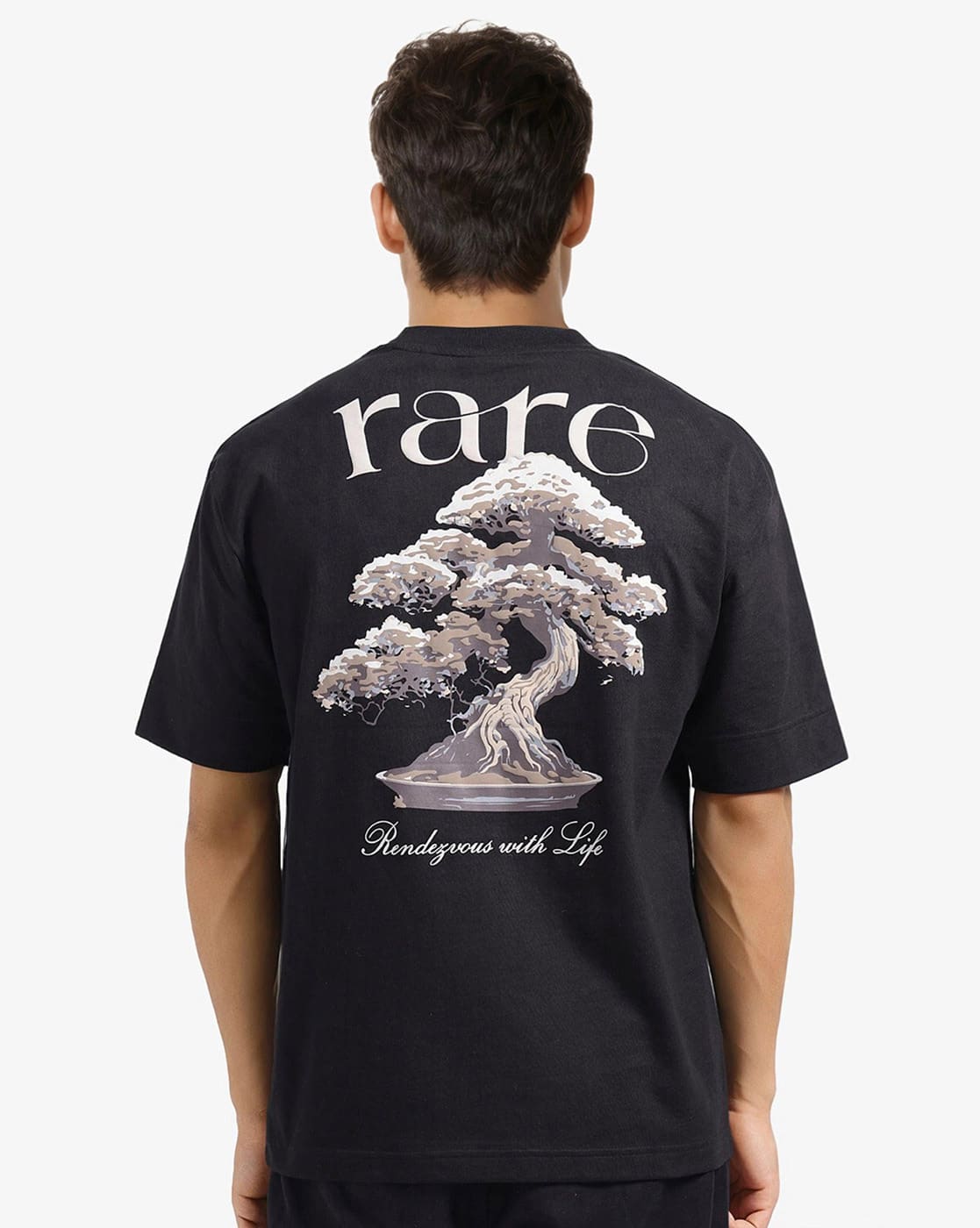 Men Graphic Oversized Fit T-shirt
