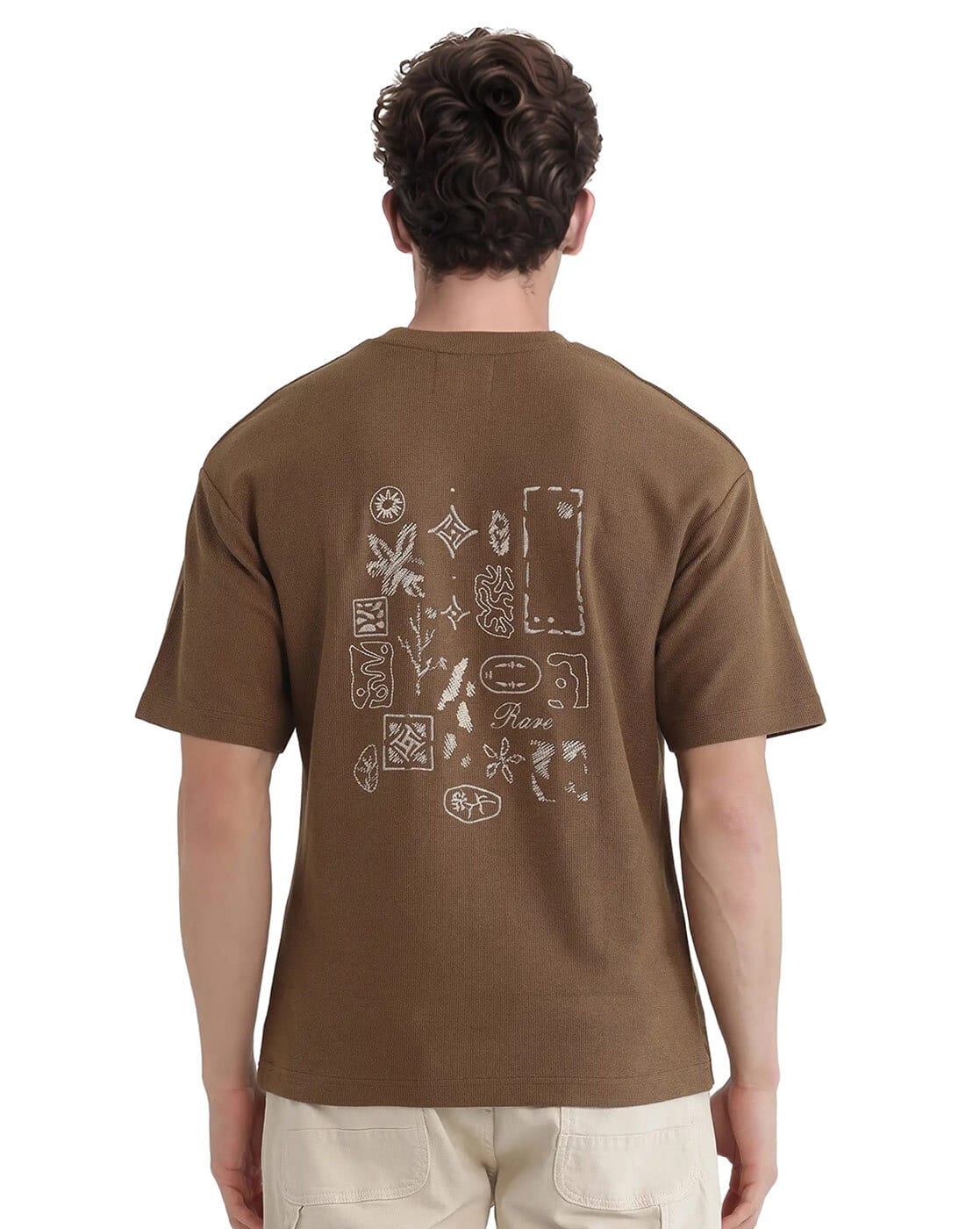 Men Cotton  Oversized Fit T-shirt