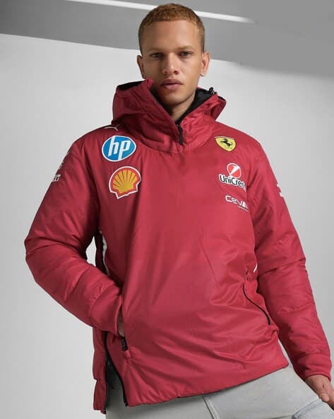 Scuderia Ferrari Team Men Motorsport Reversible Jacket