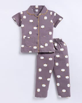 Girls Graphic Nightwear Set