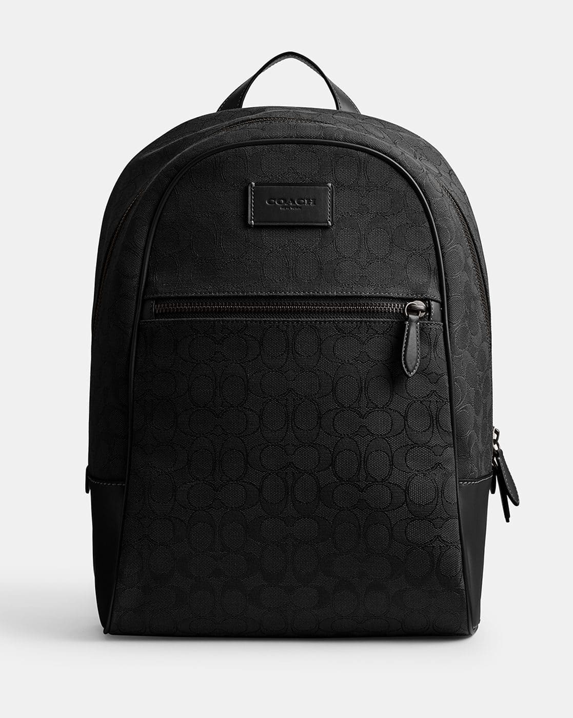 Buy Coach Signature Jacquard Theo Backpack | Black Color Men
