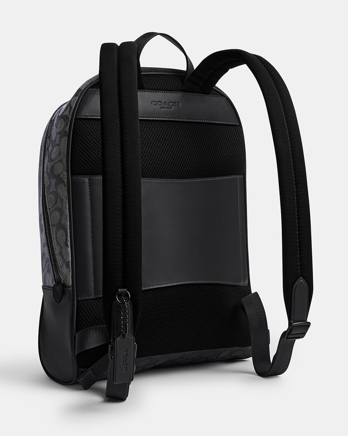 【希少】OLD COACH Dulles Bag leather black -473Wx593H-410524026-blk-