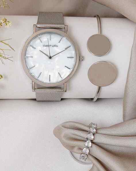 Joker & Witch Women Analogue Watch with Bracelet & Ring - JWLT768