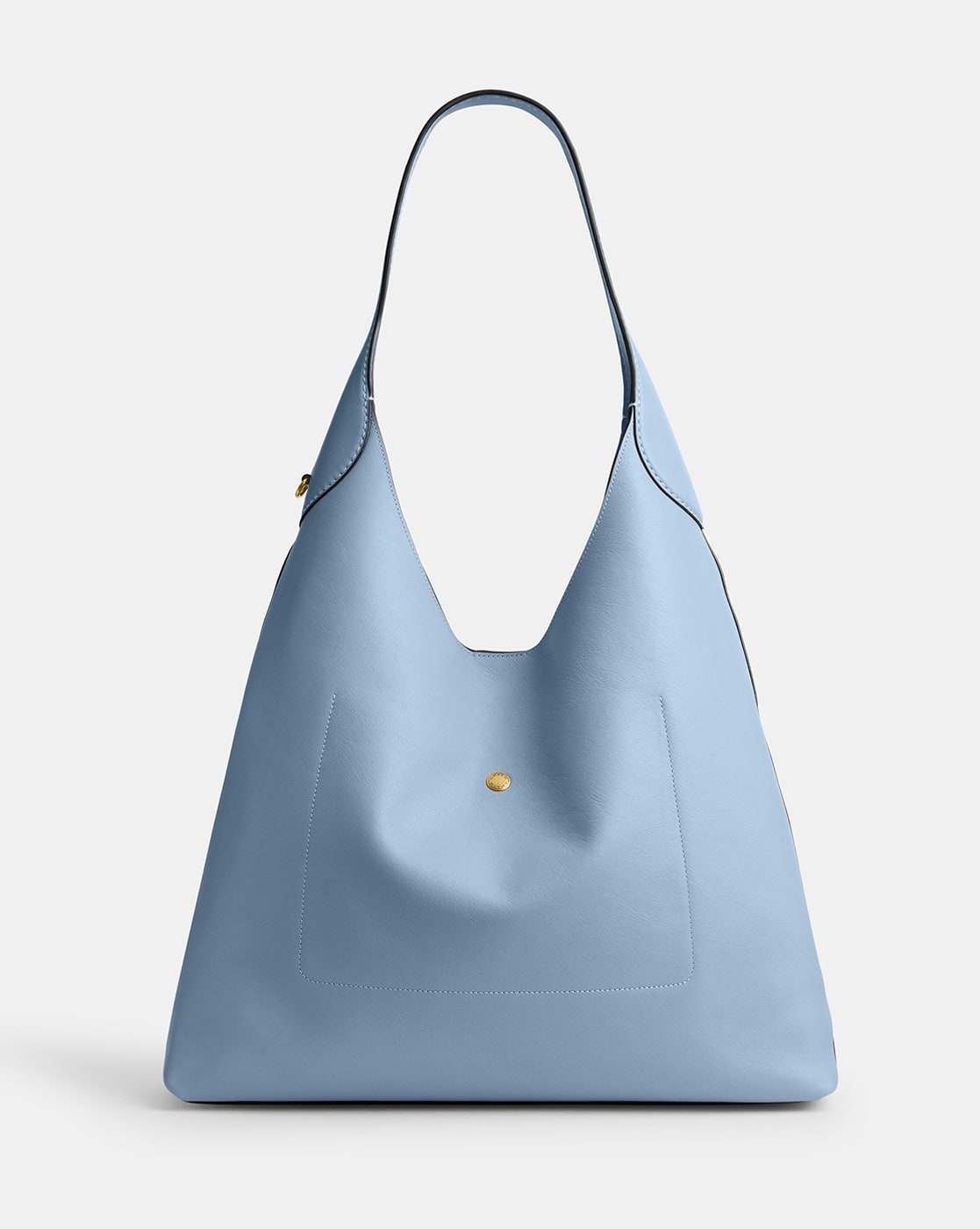 Buy Coach Brooklyn 39 Leather Large Shoulder Bag | Blue Color