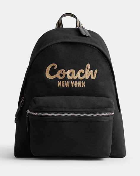 Buy Coach Cargo Backpack | Black Color Women | AJIO LUXE