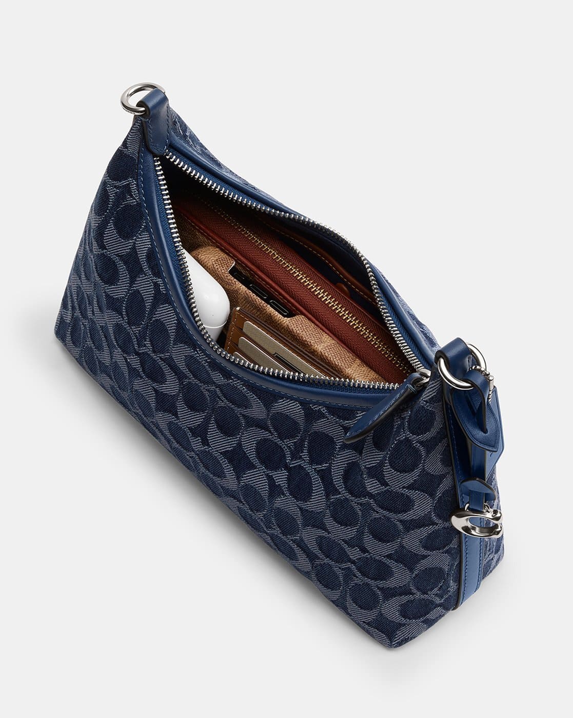 Buy Coach Signature Denim Juliet Small Shoulder Bag 25 | Blue